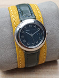 Buy Shop Marc Jacobs Black Dial Black Leather Strap Watch for Women - MBM1071 USA Online