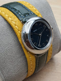 Buy Shop Marc Jacobs Black Dial Black Leather Strap Watch for Women - MBM1071 USA Online