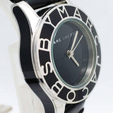 Buy Shop Marc Jacobs Blade Black Dial Black Leather Strap Watch for Women - MBM1082 USA Online