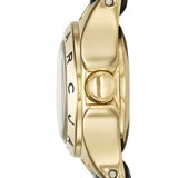 Buy Shop Marc Jacobs Blade Black Dial Black Leather Strap Watch for Women - MBM1345 USA Online