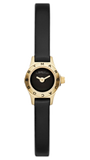 Buy Shop Marc Jacobs Blade Black Dial Black Leather Strap Watch for Women - MBM1345 USA Online