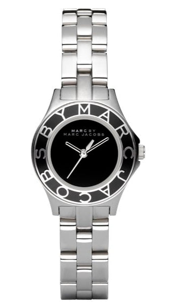 Buy Shop Marc Jacobs Blade Black Dial Silver Steel Strap Watch for Women - MBM3059 USA Online