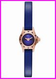 Buy Shop Marc Jacobs Blade Blue Dial Blue Leather Strap Watch for Women - MBM8641 USA Online