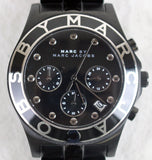 Buy Shop Marc Jacobs Blade Chronograph Black Dial Black Steel Strap Watch for Women - MBM3083 USA Online