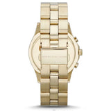 Buy Shop Marc Jacobs Blade Chronograph Black Dial Gold Steel Strap Watch for Women - MBM3309 USA Online