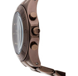 Buy Shop Marc Jacobs Blade Chronograph Brown Dial Brown Steel Strap Watch for Women - MBM3121 USA Online