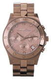 Buy Shop Marc Jacobs Blade Chronograph Brown Dial Brown Steel Strap Watch for Women - MBM3121 USA Online