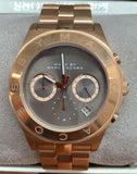 Buy Shop Marc Jacobs Blade Chronograph Brown Dial Rose Gold Steel Strap Watch for Women - MBM3308 USA Online