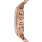 Buy Shop Marc Jacobs Blade Chronograph Brown Dial Rose Gold Steel Strap Watch for Women - MBM3308 USA Online
