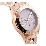 Buy Shop Marc Jacobs Blade Chronograph Brown Dial Rose Gold Steel Strap Watch for Women - MBM3308 USA Online