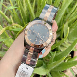 Buy Shop Marc Jacobs Blade Chronograph Grey Dial Two Tone Steel Strap Watch for Women - MBM3180 USA Online