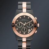 Buy Shop Marc Jacobs Blade Chronograph Grey Dial Two Tone Steel Strap Watch for Women - MBM3180 USA Online