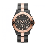Buy Shop Marc Jacobs Blade Chronograph Grey Dial Two Tone Steel Strap Watch for Women - MBM3180 USA Online