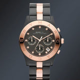 Buy Shop Marc Jacobs Blade Chronograph Grey Dial Two Tone Steel Strap Watch for Women - MBM3180 USA Online