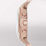 Buy Shop Marc Jacobs Blade Chronograph Mother of Pearl White Dial Rose Gold Steel Strap Watch for Women - MBM8637 USA Online