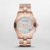 Buy Shop Marc Jacobs Blade Chronograph Mother of Pearl White Dial Rose Gold Steel Strap Watch for Women - MBM8637 USA Online