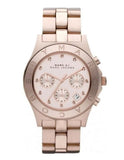 Buy Shop Marc Jacobs Blade Chronograph Rose Gold Dial Rose Gold Steel Strap Watch for Women - MBM3102 USA Online
