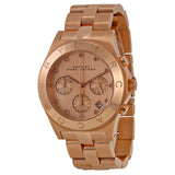 Buy Shop Marc Jacobs Blade Chronograph Rose Gold Dial Rose Gold Steel Strap Watch for Women - MBM3102 USA Online