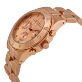 Buy Shop Marc Jacobs Blade Chronograph Rose Gold Dial Rose Gold Steel Strap Watch for Women - MBM3102 USA Online