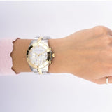 Buy Shop Marc Jacobs Blade Chronograph Silver Dial Two Tone Steel Strap Watch for Women - MBM3177 USA Online