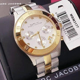 Buy Shop Marc Jacobs Blade Chronograph Silver Dial Two Tone Steel Strap Watch for Women - MBM3177 USA Online