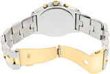 Buy Shop Marc Jacobs Blade Chronograph Silver Dial Two Tone Steel Strap Watch for Women - MBM3177 USA Online