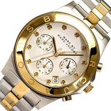 Buy Shop Marc Jacobs Blade Chronograph Silver Dial Two Tone Steel Strap Watch for Women - MBM3177 USA Online