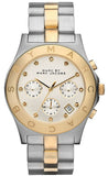 Buy Shop Marc Jacobs Blade Chronograph Silver Dial Two Tone Steel Strap Watch for Women - MBM3177 USA Online