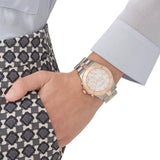 Buy Shop Marc Jacobs Blade Chronograph Silver Dial Two Tone Steel Strap Watch for Women - MBM3178 USA Online