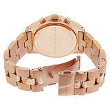 Buy Shop Marc Jacobs Blade Chronograph White Dial Rose Gold Steel Strap Watch for Women - MBM3082 USA Online