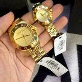 Buy Shop Marc Jacobs Blade Gold Dial Gold Steel Strap Watch for Women - MBM3126 USA Online