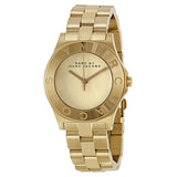 Buy Shop Marc Jacobs Blade Gold Dial Gold Steel Strap Watch for Women - MBM3126 USA Online
