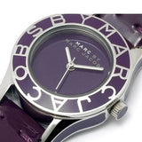 Buy Shop Marc Jacobs Blade Purple Dial Purple Leather Strap Watch for Women - MBM1158 USA Online