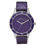 Buy Shop Marc Jacobs Blade Purple Dial Purple Leather Strap Watch for Women - MBM1158 USA Online
