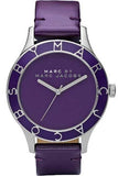 Buy Shop Marc Jacobs Blade Purple Dial Purple Leather Strap Watch for Women - MBM1158 USA Online