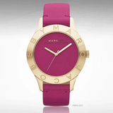 Buy Shop Marc Jacobs Blade Purple Dial Purple Leather Strap Watch for Women - MBM1203 USA Online
