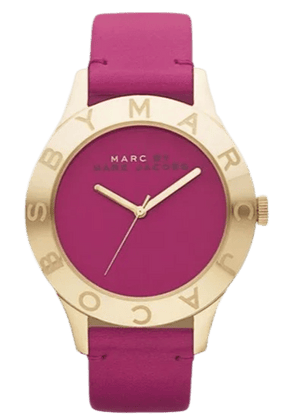 Buy Shop Marc Jacobs Blade Purple Dial Purple Leather Strap Watch for Women - MBM1203 USA Online