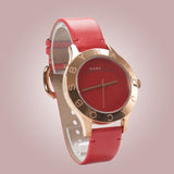 Buy Shop Marc Jacobs Blade Red Dial Red Leather Strap Watch for Women - MBM1210 USA Online