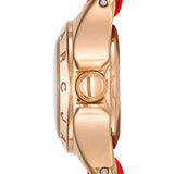 Buy Shop Marc Jacobs Blade Red Dial Red Leather Strap Watch for Women - MBM1343 USA Online