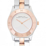 Buy Shop Marc Jacobs Blade Silver Dial Two Tone Steel Strap Watch for Women - MBM3129 USA Online