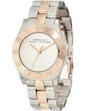 Buy Shop Marc Jacobs Blade Silver Dial Two Tone Steel Strap Watch for Women - MBM3129 USA Online