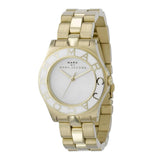 Buy Shop Marc Jacobs Blade White Dial Gold Steel Strap Watch for Women - MBM3050 USA Online