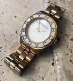 Buy Shop Marc Jacobs Blade White Dial Rose Gold Steel Strap Watch for Women - MBM3076 USA Online