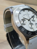 Buy Shop Marc Jacobs Blade White Dial White Leather Strap Watch for Women - MBM1187 USA Online