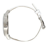 Buy Shop Marc Jacobs Blade White Dial White Leather Strap Watch for Women - MBM1200 USA Online