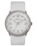 Buy Shop Marc Jacobs Blade White Dial White Leather Strap Watch for Women - MBM1223 USA Online