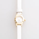 Buy Shop Marc Jacobs Blade White Dial White Leather Strap Watch for Women - MBM1344 USA Online