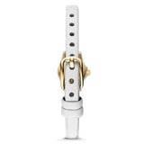 Buy Shop Marc Jacobs Blade White Dial White Leather Strap Watch for Women - MBM1344 USA Online