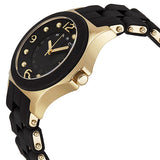 Buy Shop Marc Jacobs Pelly Black Dial Black Silicone Strap Watch for Women - MBM2540 USA Online