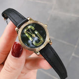 Buy Shop Marc Jacobs Corie Black Dial Black Leather Strap Watch for Women - MJ1580 USA Online